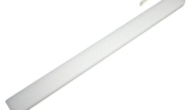 Λαμπάδα λευκή πλακέ