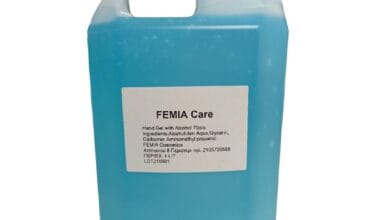 Αντισηπτικό τζελ χεριών (οινόπνευμα 70°) Femia Care 4 λίτρα