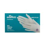 Γάντια μίας χρήσης latex Endless Professional Medi Plus μη αποστειρωμένα ελαφρά πουδραρισμένα κουτί 100 τεμ. - Image 4