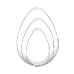 Κουπάτ μεταλλικό Αλιπράντης αβγά σετ 3 τεμ. (018.28.405)