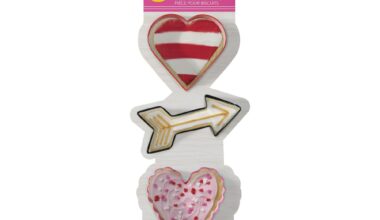 Κουπάτ μεταλλικό Wilton καρδιές-βέλος σετ 3 τεμ. (018.04.457)