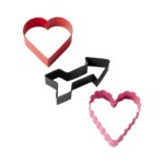 Κουπάτ μεταλλικό Wilton καρδιές-βέλος σετ 3 τεμ. (018.04.457) - Image 2