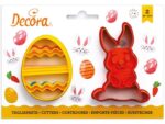Κουπάτ πλαστικό Decora αβγό-λαγός σετ 2 τεμ. (018.28.203)
