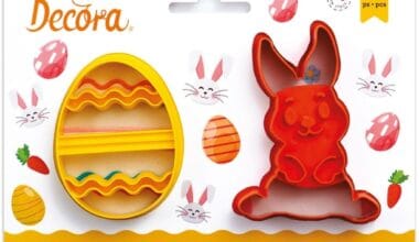 Κουπάτ πλαστικό Decora αβγό-λαγός σετ 2 τεμ. (018.28.203)