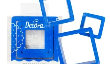 Κουπάτ πλαστικό Decora τετράγωνα σετ 3 τεμ. (018.04.235)