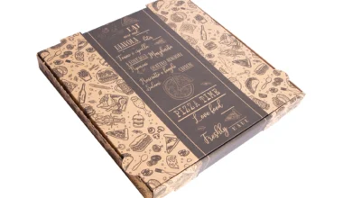 Κουτί πίτσας Quality Pack κραφτ με σχέδιο 33x33x3,5