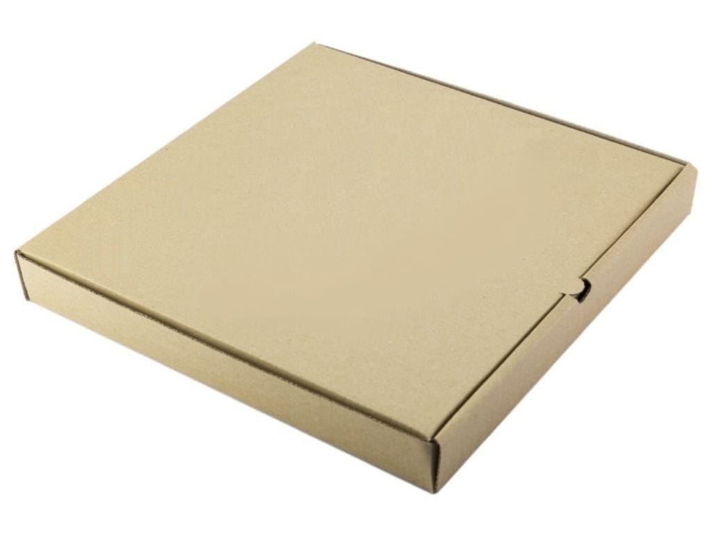 kouti-pitsas-quality-pack-kraft-aplo-33x33x3.5cm Κουτί πίτσας Quality Pack κραφτ απλό 33x33x3,5 - Image 1