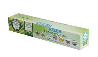 Διαφανής μεμβράνη τροφίμων επαγγελματική Veler ρολό 35 εκ. 250 μ.