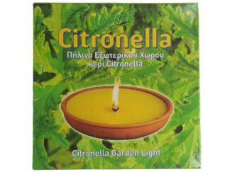 Κερί αντικουνουπικό σιτρονέλλα V-Dekor σε πήλινο 1 τεμ.