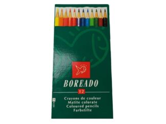 Ξυλομπογιές Boreado σετ 12 χρώματα