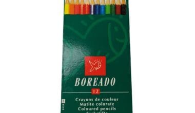 Ξυλομπογιές Boreado σετ 12 χρώματα