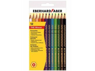 Ξυλομπογιές Eberhard Faber The Winner 4mm σετ 12 χρώματα