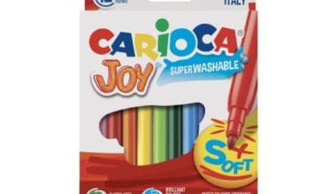 Μαρκαδόροι ζωγραφικής Carioca Joy Super Washable σετ 12 χρώματα (χωρίς γλουτένη)