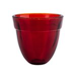 Ποτήρια γυάλινα για καντήλι "αβγό" κόκκινο 1 τεμ. - Image 3