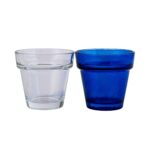 Ποτήρια γυάλινα για καντήλι απλά μεγάλα χρωματιστά 1 τεμ.