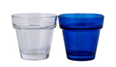 Ποτήρια γυάλινα για καντήλι απλά μεγάλα χρωματιστά 1 τεμ.