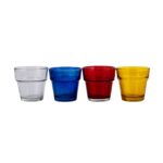 Ποτήρια γυάλινα για καντήλι απλά μικρά χρωματιστά 1 τεμ.