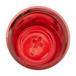 Ποτήρια γυάλινα για καντήλι "σταυρός" 1 τεμ. - Image 2