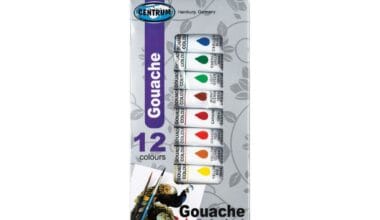 Τέμπερες Centrum Gouache Professional σετ 12 χρώματα