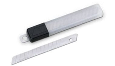 Ανταλλακτικές λεπίδες για κοπίδι λεπτές (9mm) Shineway S-100 10 τεμ.