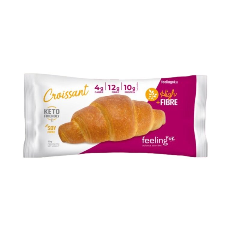 Κρουασάν βουτύρου με φυτικές ίνες & χαμηλούς υδατάνθρακες Feeling OK 50 γρ.
