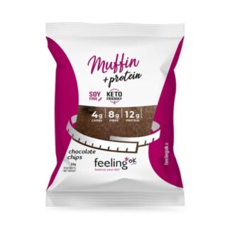 Μάφιν πρωτεϊνικό, με κακάο & χαμηλούς υδατάνθρακες Feeling OK 50 γρ.