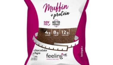 Μάφιν πρωτεϊνικό, με κακάο & χαμηλούς υδατάνθρακες Feeling OK 50 γρ.