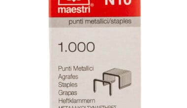 Ανταλλακτικά για συρραπτικό Maestri Office Line No. 10, κουτί με 1.000 σύρματα x 10 τεμ.