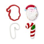 Κουπάτ πλαστικό Decora Άγιος Βασίλης-ζαχαρωτό σετ 2 τεμ. (028.02.935) - Image 2