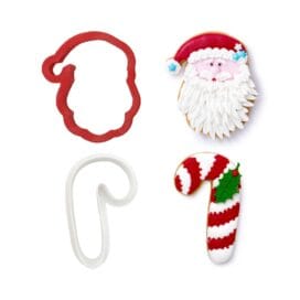 Κουπάτ πλαστικό Decora Άγιος Βασίλης-ζαχαρωτό σετ 2 τεμ. (028.02.935) - Image 2