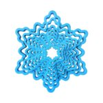 Κουπάτ πλαστικό Decora χριστουγεννιάτικο δέντρο-χιονονιφάδες σετ 8 τεμ. (028.02.368) - Image 2