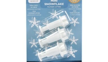 Κουπάτ-σφραγίδα PME μίνι χιονονιφάδες σετ 3 τεμ. (028.02.363)