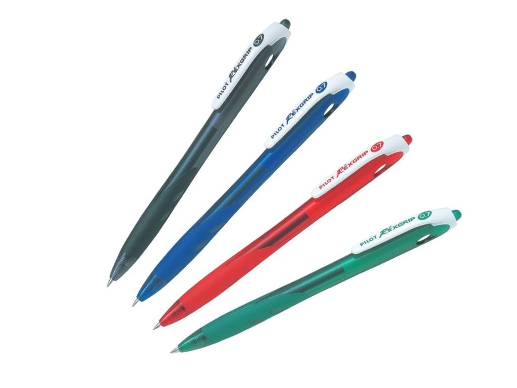 stilo-me-koumpi-pilot-rexgrip-f-1tem-1 Στιλό με κουμπί PILOT Rexgrip 0,7mm 1 τεμ. - Image 1