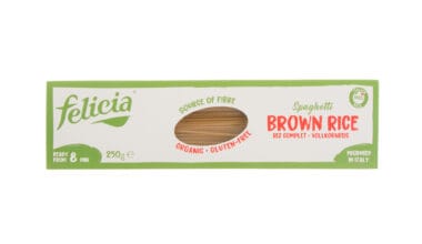 Felicia σπαγγέτι καστανού ρυζιού χωρίς γλουτένη ΒΙΟ 250 γρ.