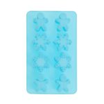 Φόρμα σιλικόνης ανάγλυφη χιονονιφάδες-gingerbread 8 θέσεων (SM-395)