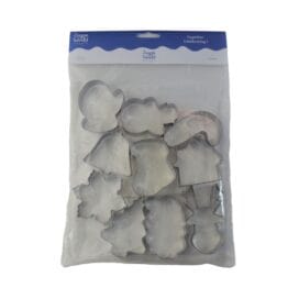 Κουπάτ μεταλλικό Αλιπράντης Χριστουγεννιάτικο σετ 10+10 τεμ. (028.02.934) - Image 2