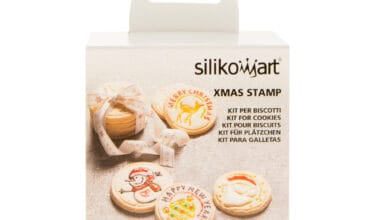 Κουπάτ-σφραγίδα σιλικόνης Siliko Mart Χριστούγεννα σετ 4 τεμ. (028.03.010)