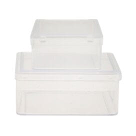 Κουτί πλαστικό με καπάκι "κασετίνα" 1 τεμ.