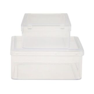 Κουτί πλαστικό με καπάκι "κασετίνα" 1 τεμ.