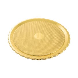 Δίσκος πλαστικός με πλαστικό καπάκι στρογγυλός για κέικ/βασιλόπιτες 1 τεμ. - Image 2