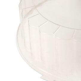 Δίσκος πλαστικός με πλαστικό καπάκι στρογγυλός για κέικ/βασιλόπιτες 1 τεμ. - Image 4