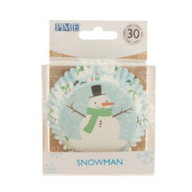 Καραμελόχαρτα με επένδυση από αλουμινόχαρτο PME Χιονάνθρωπος 30 τεμ. (060.29.507)