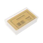 Καρτ-βιζίτ επισκεπτήρια λευκά σε πλαστικό κουτί Τυποfix 100 τεμ. (No. 405)