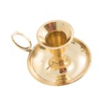 Κηροπήγιο για κεριά εκκλησίας μονό με λαβή και δίσκο χρυσό (2190) 1 τεμ. - Image 2