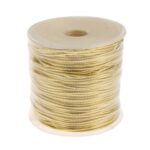 Κορδόνι διακοσμητικό μεταλλιζέ Φ2mm 100 μ. - Image 2