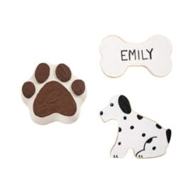 Κουπάτ μεταλλικό Wilton σκυλάκι-πατούσα-κόκαλο-σπιτάκι σετ 4 τεμ. (018.07.903) - Image 4