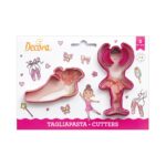 Κουπάτ πλαστικό Decora μπαλαρίνα-γοβάκι (πουέντ) σετ 2 τεμ. (018.80.081)