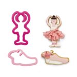 Κουπάτ πλαστικό Decora μπαλαρίνα-γοβάκι (πουέντ) σετ 2 τεμ. (018.80.081) - Image 2