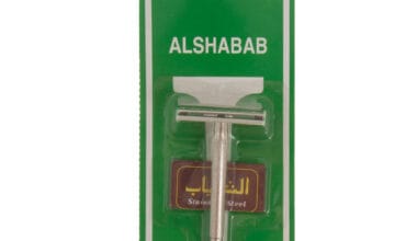 Ξυριστική μηχανή παλαιού τύπου με δίκοπο ξυραφάκι Al Shabab 1 τεμ. με 3 ανταλλακτικά ξυραφάκια