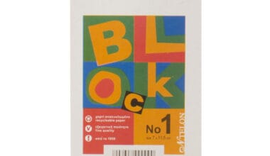 Μπλοκ σημειώσεων περφορέ Ntelon No. 1, 7x11,5 εκ. 48φ.